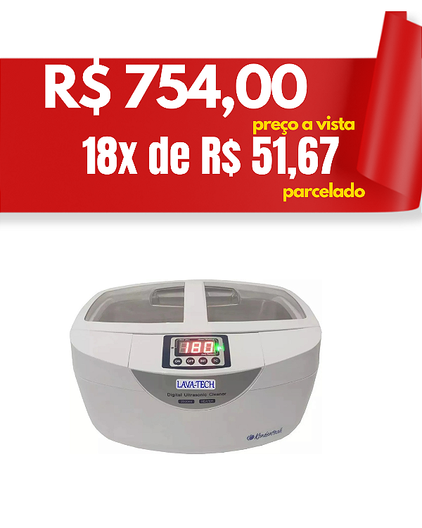 Lavadora ultrassônica digital lava-tech - Kondentech