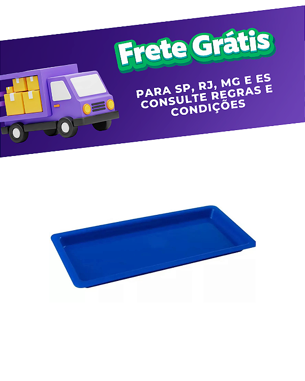 Bandeja plástica esterilização autoclavável média - Nova Ogp