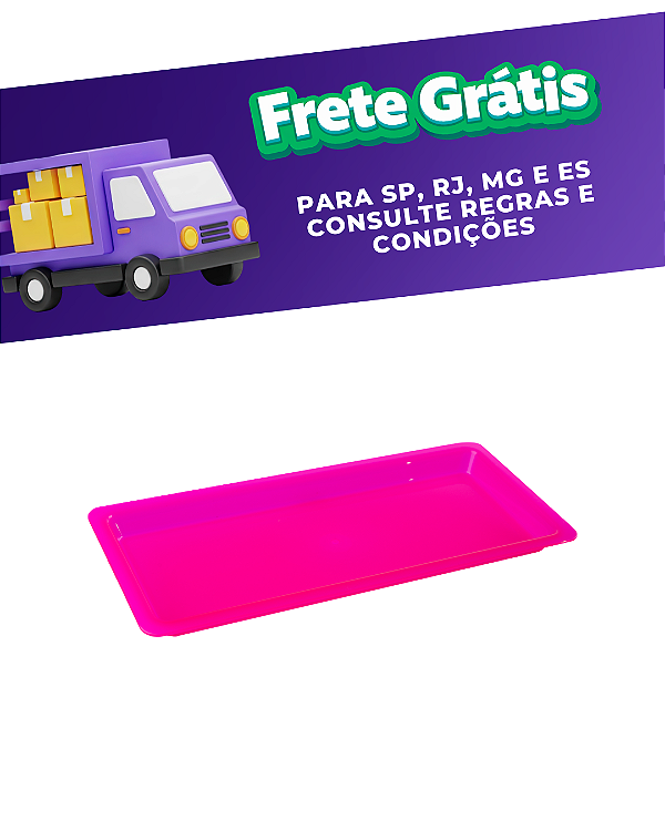 Bandeja plástica esterilização autoclavável grande - Nova Ogp