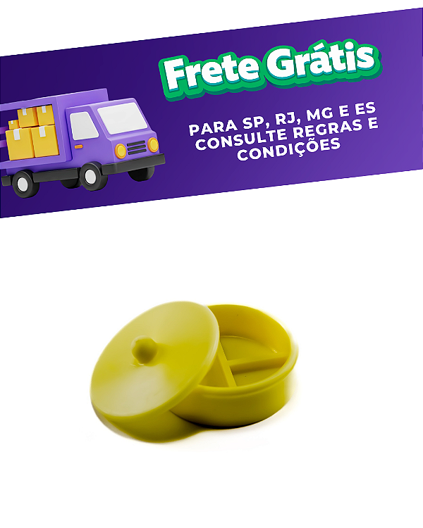 Capsula de petry de silicone c/ 3 divisões – Nova OGP