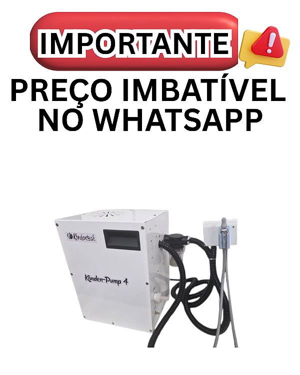 Bomba de vácuo Kondenpump 4 1Hp bivolt c/ gabinete e kit suctor - Kondentech