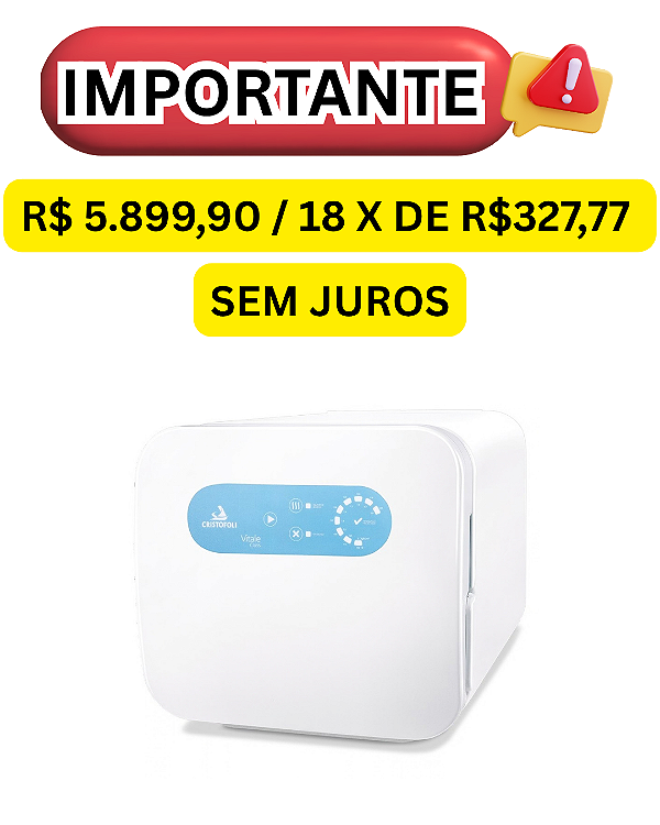 Autoclave 12 lts Vitale bivolt - Cristófoli