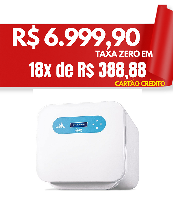 Autoclave 12 lts Vitale CD bivolt - Cristófoli