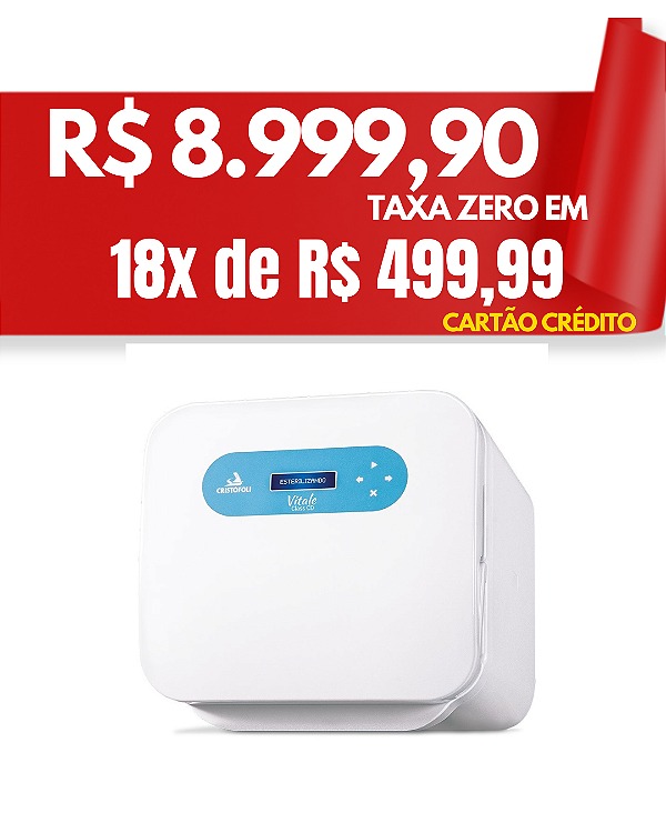 Autoclave 21 lts Vitale CD bivolt - Cristófoli