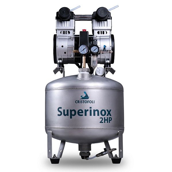 Compressor de Ar Super Inox 2hp 40L - Cristófoli