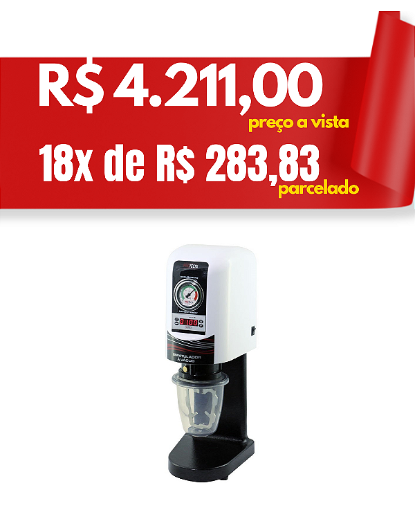 Espatulador a vácuo bancada bivolt - Protécni