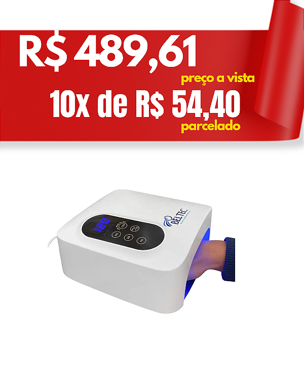 Cabine Led UV Profissional para secagem de unhas gel - Beltec