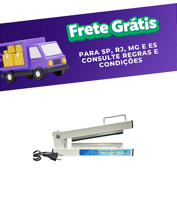 Seladora Top Seal metal Plus 25cm - Bio Meck