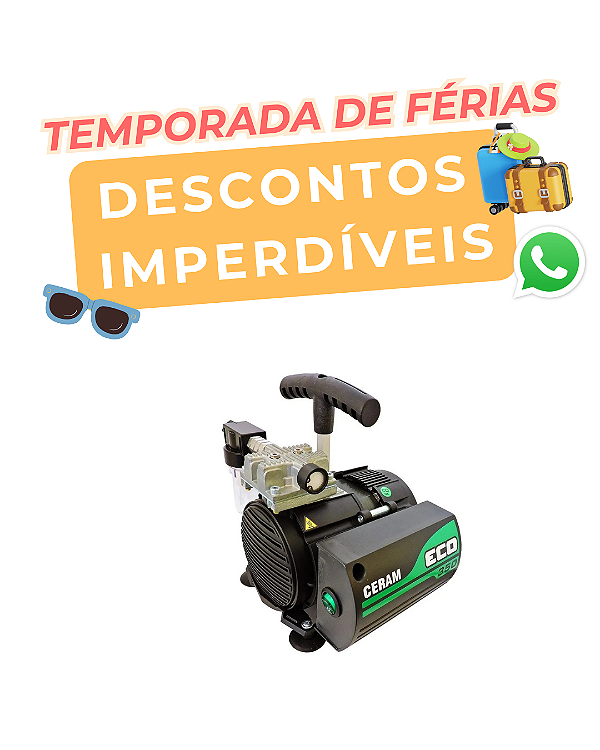 Bomba Vácuo Mod Eco 350 Isento Óleo Bivolt - Biomec