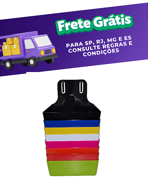 Kit c/ 10 caixas Organizadora Laboratorial – Nova OGP