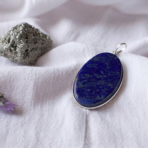 Pingente Lápis Lazuli em Prata 925