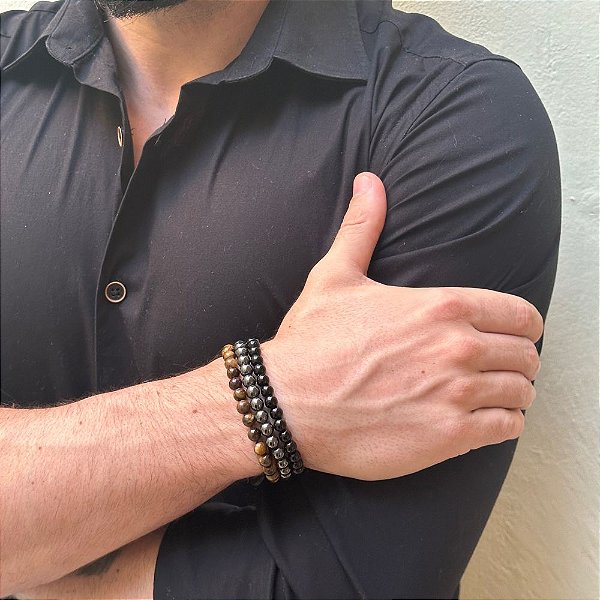 Kit de Pulseiras Equilíbrio e Proteção