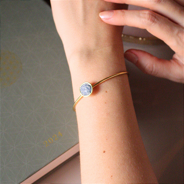 Bracelete Vivaz Cianita Azul