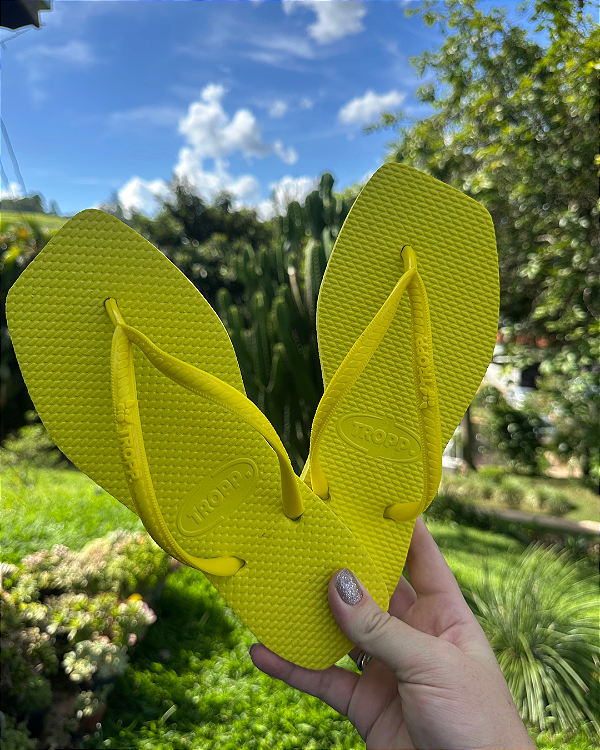Chinelo TROPP square Amarelo