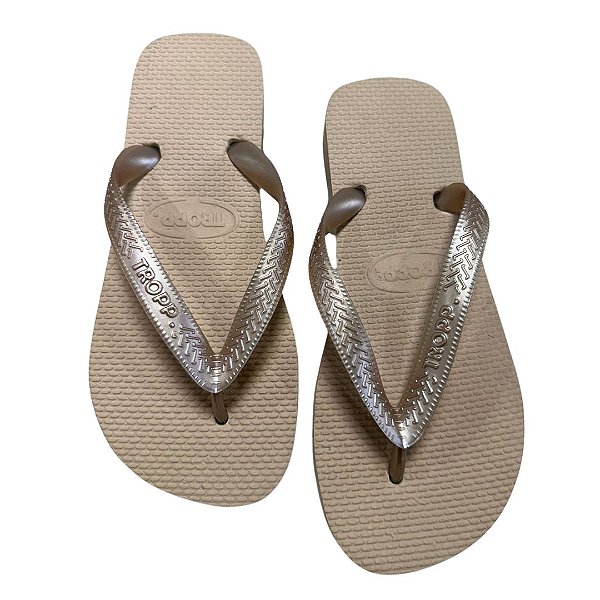 Chinelo TROPP tradicional BEGE