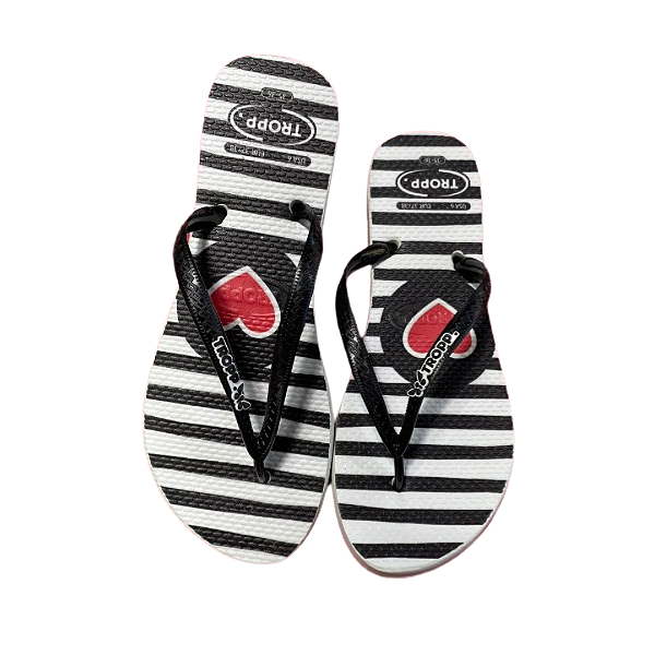 Chinelo TROPP estampado CORAÇÃO