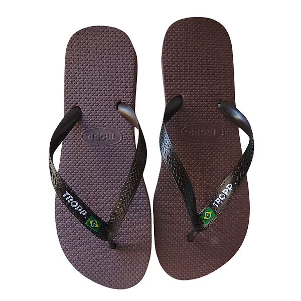 Chinelo TROPP tradicional CAFÉ