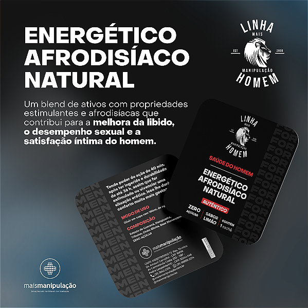 Energetico Afrodisiaco Natural (Cx Com 20 Saches)