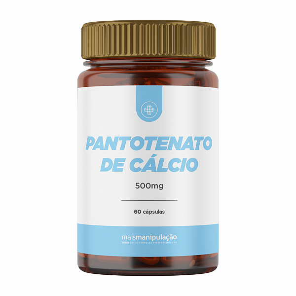 Pantotenato de Calcio 500 Mg Suplemento 60 Caps