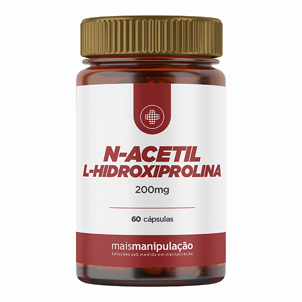 N-acetil L-hidroxiprolina 200 Mg Suplemento 60 Caps
