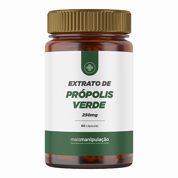 Extrato de Propolis Verde Suplemento 250 Mg 60