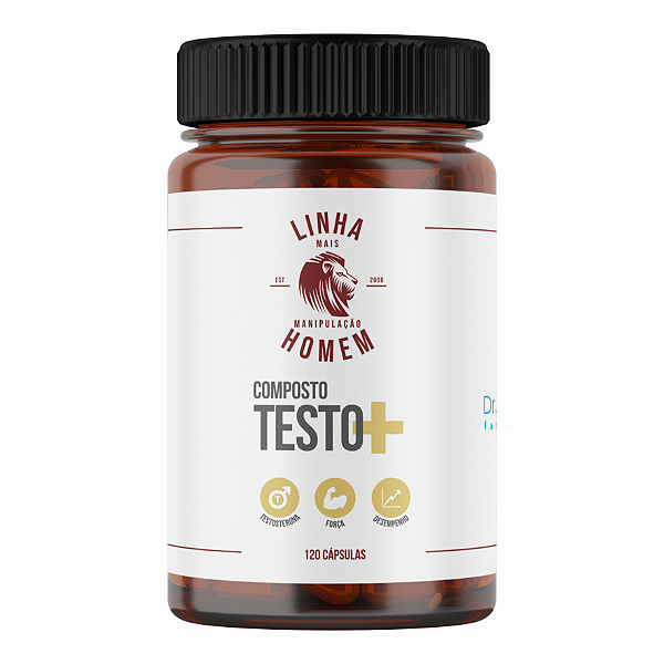Composto Testomais Suplemento 120 Caps
