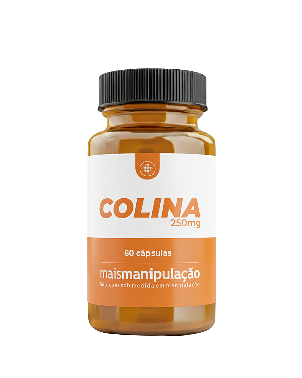 Colina 250mg Suplemento 60 Caps