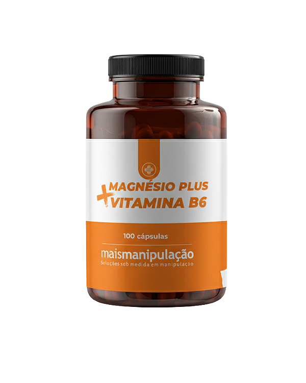 Magnesio Plus + Vitamina B6 Suplemento 100 Caps