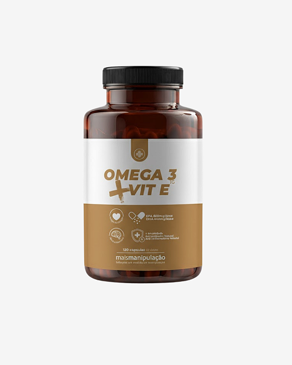 Omega 3 1g + Vit e - 660/epa 440/dha Suplemento 60 Doses