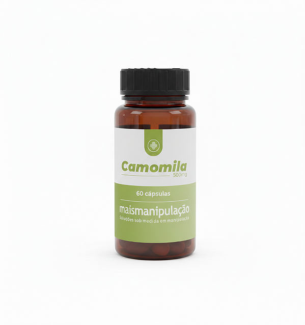 Camomila 500mg Suplemento 60 Caps