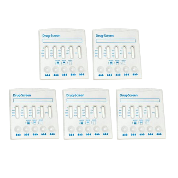 Teste de Drogas Multi 12 Drogas - 5 Unid - Cassete