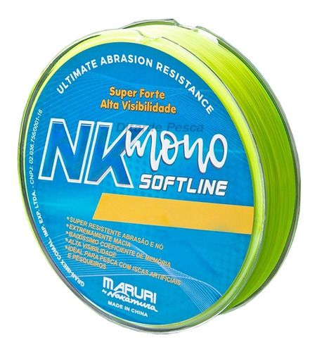 Linha Monofilamento Nk Mono Softline 0,26mm 300m - Maruri