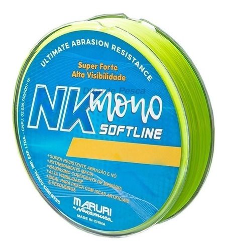 Linha Monofilamento Nk Mono Softline 0,40mm 300m - Maruri
