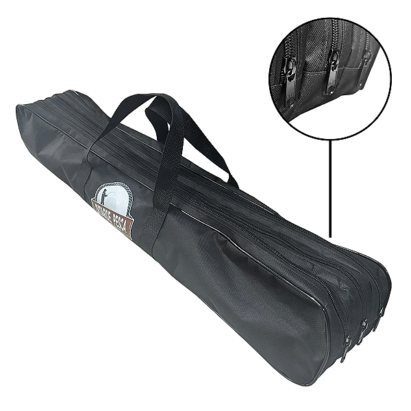 Bolsa Porta Varas Com 3 Bolsos E Alça 80cm - Ditarde Pesca