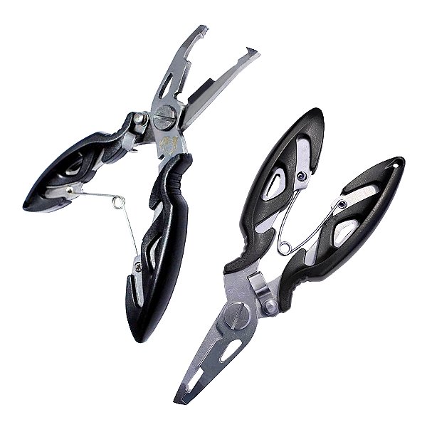 Alicate De Pesca De Aço Inoxidável 12,3cm Bico Curvo - Deyu