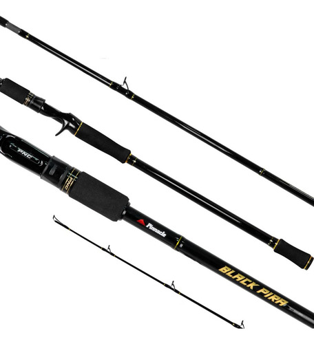 Vara Carretilha Black Pira 2,40m 30-60lb 2 Partes - Pinnacle