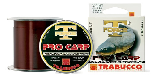 Linha Monofilamento Pro Carp 0,35mm 300m - Trabucco
