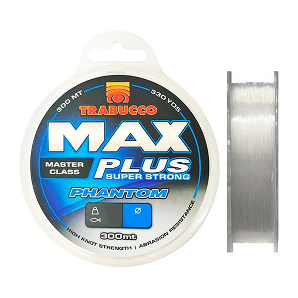 Linha Pesca Monofilamento Trabucco Max Plus Phantom 300m