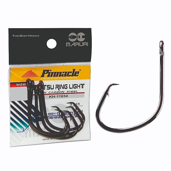 Anzol Pinnacle Mutsu Circle Hook Black Nickel - Maruri