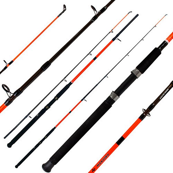 Vara Pesca Manjuba 2 Parte Molinete - Albatroz Fishing