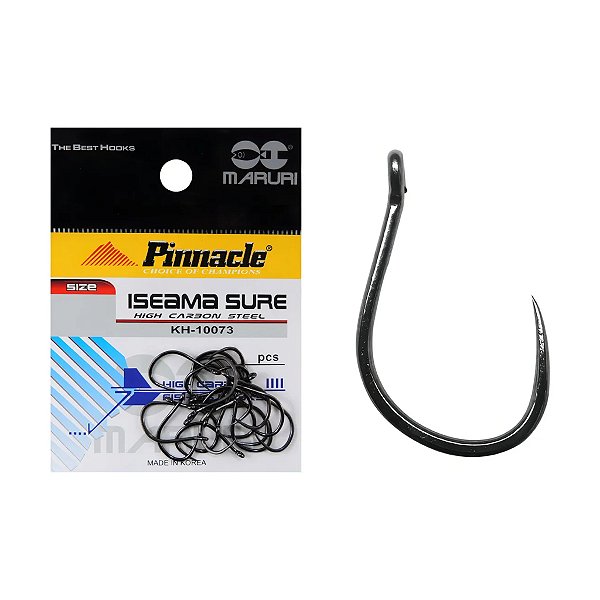 Anzol Iseama Sure Pinnacle Sem Fisga Black Nickel Maruri