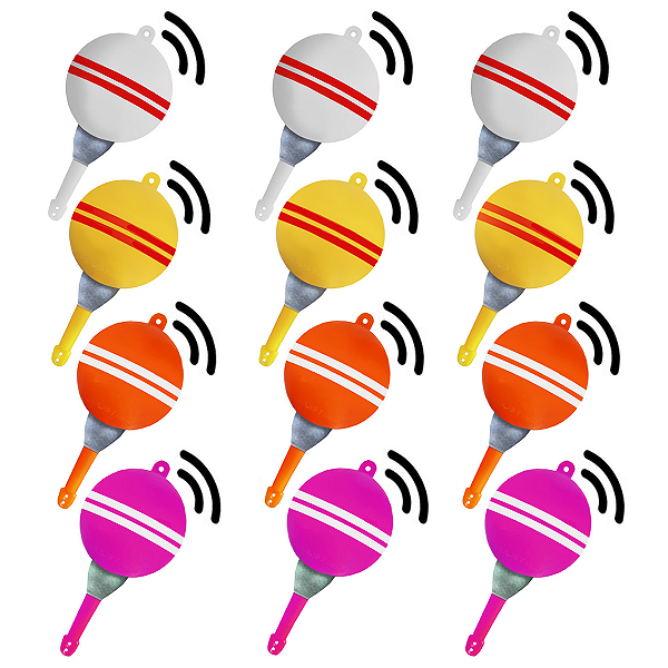 03 Bóias Paulistinhas Com Chocalho - Bóia Paulistinha