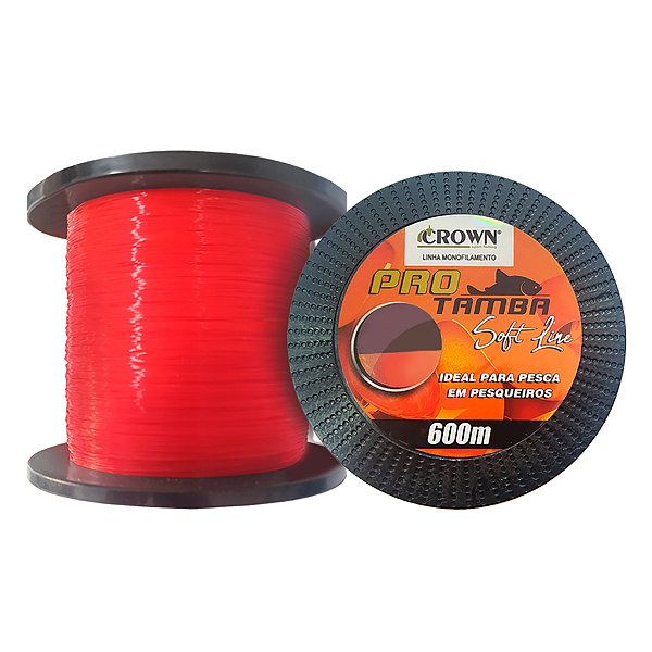 Linha Monofilamento Pro Tamba Soft Line 600m - Crown