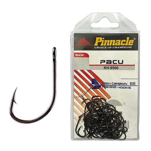 Anzol Pinnacle Pacu Black Com Fisga Maruri - Escolha a Medida