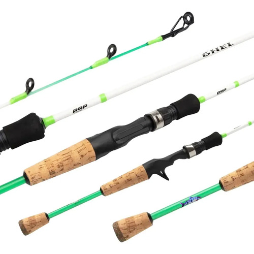 Vara Carretilha Pesca Ghel 1.40m 1 Parte 12lb - Pop Fishing