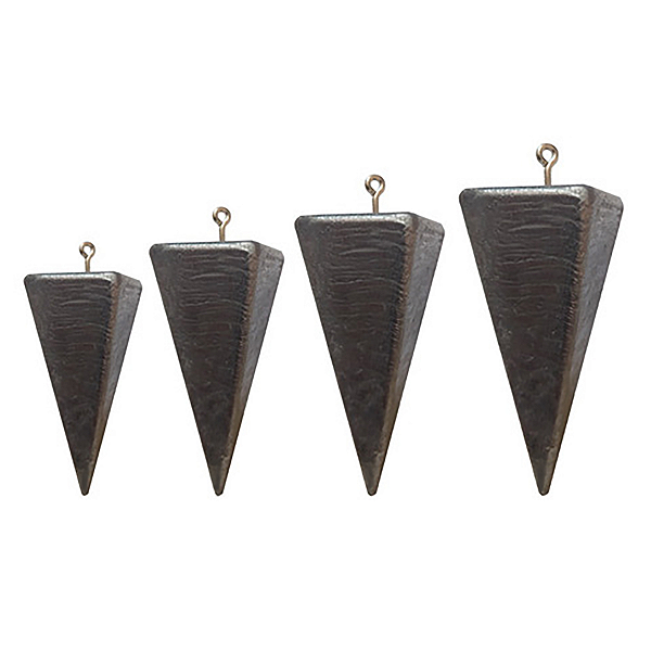 Chumbada Pirâmide Com Argola Pesca Mar 1kg