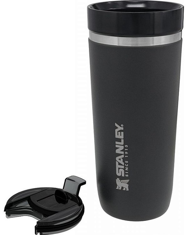 Copo térmico de aço inoxidável Stanley 709 mL - Cor Cinza Asfalto
