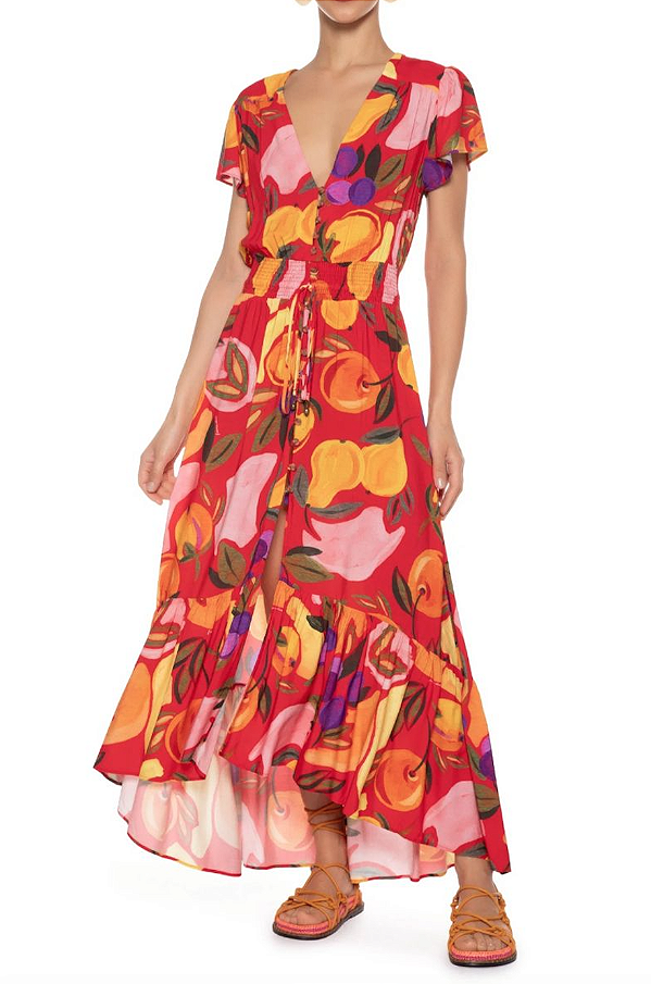 Vestido Longo Vento de Fruta FARM