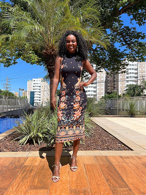 Vestido Midi Bella FARM