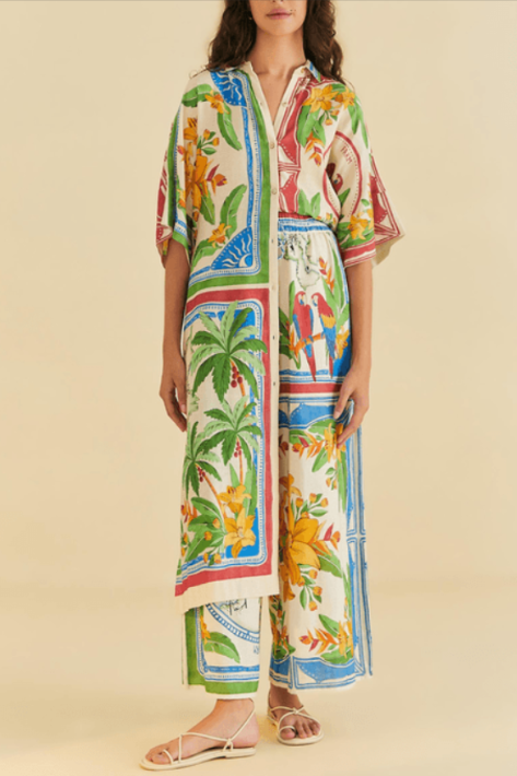 Camisa Tunica Destino Tropical FARM
